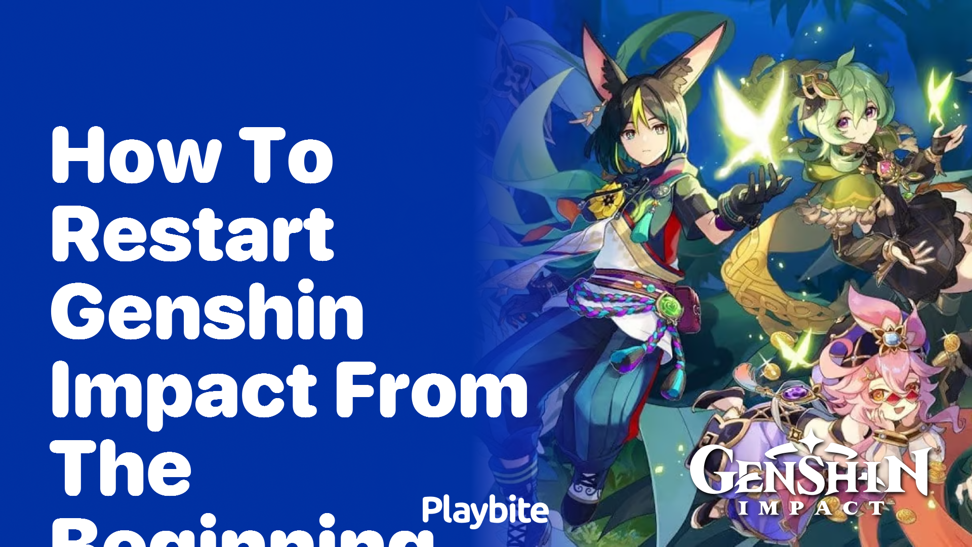 How to Restart Genshin Impact from the Beginning