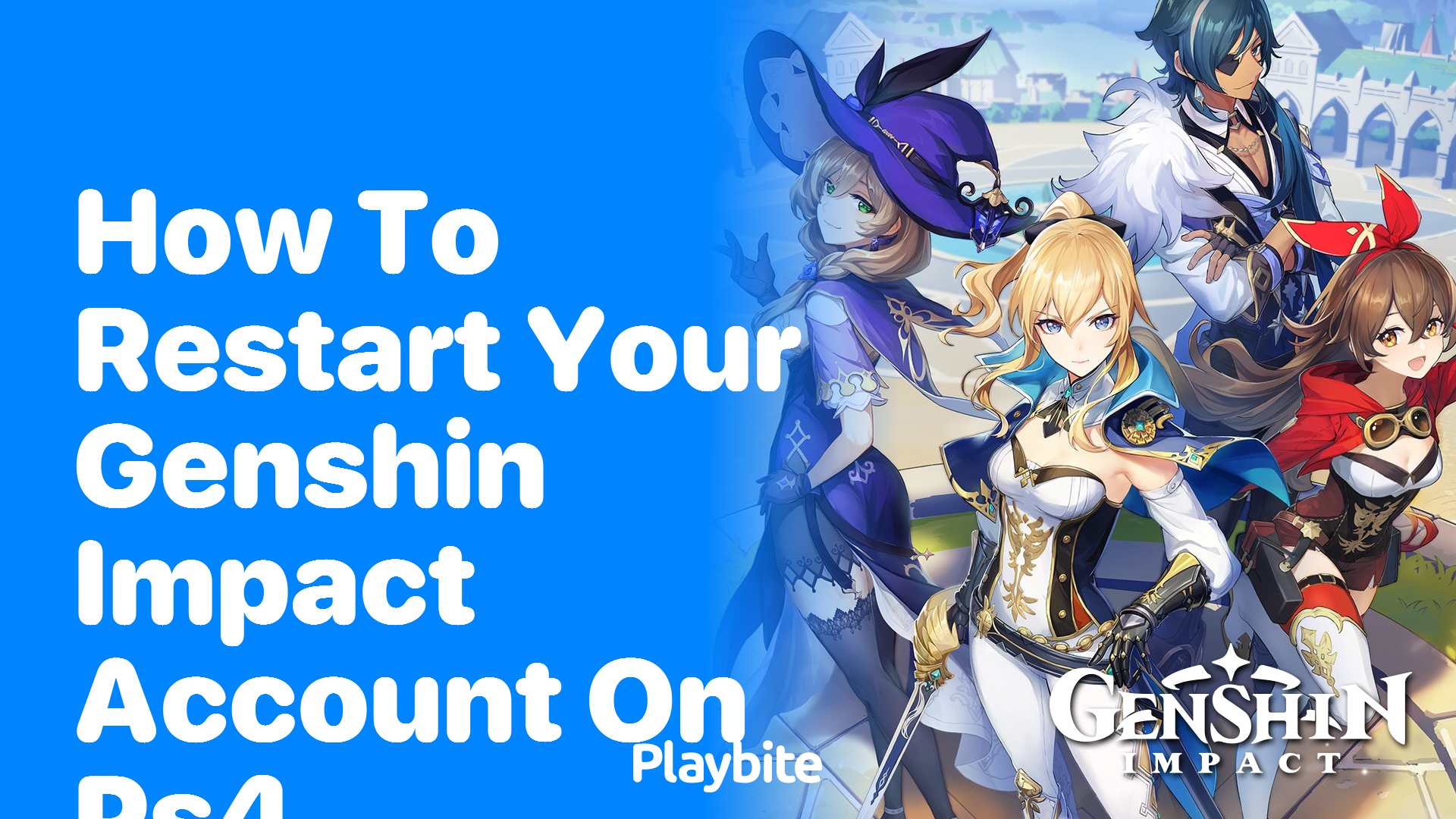 How to Restart Your Genshin Impact Account on PS4