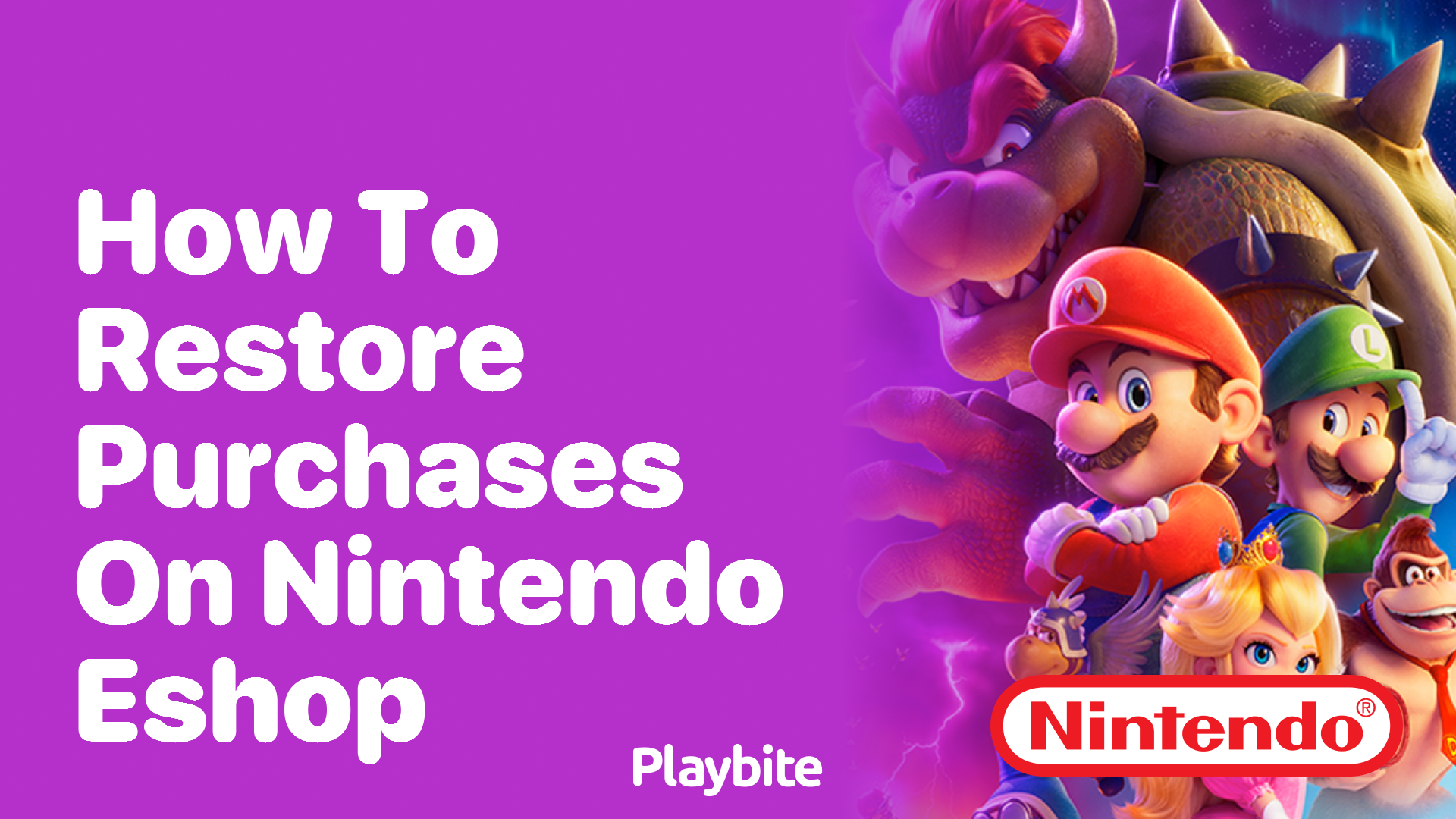 How to Restore Purchases on Nintendo eShop