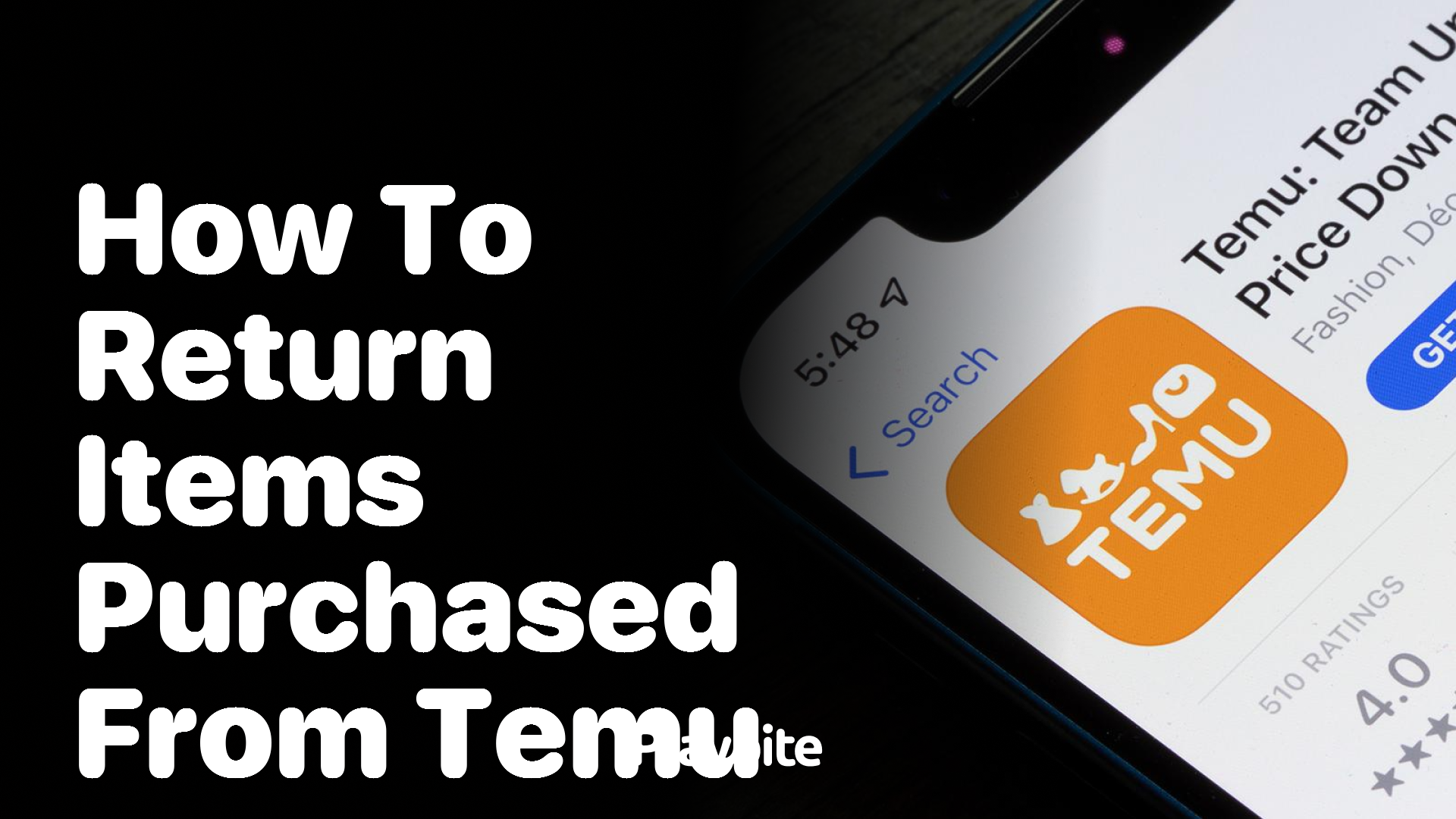 How to Return Items Purchased from Temu