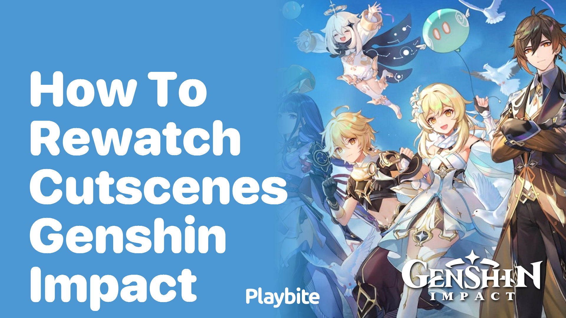 How to Rewatch Cutscenes in Genshin Impact