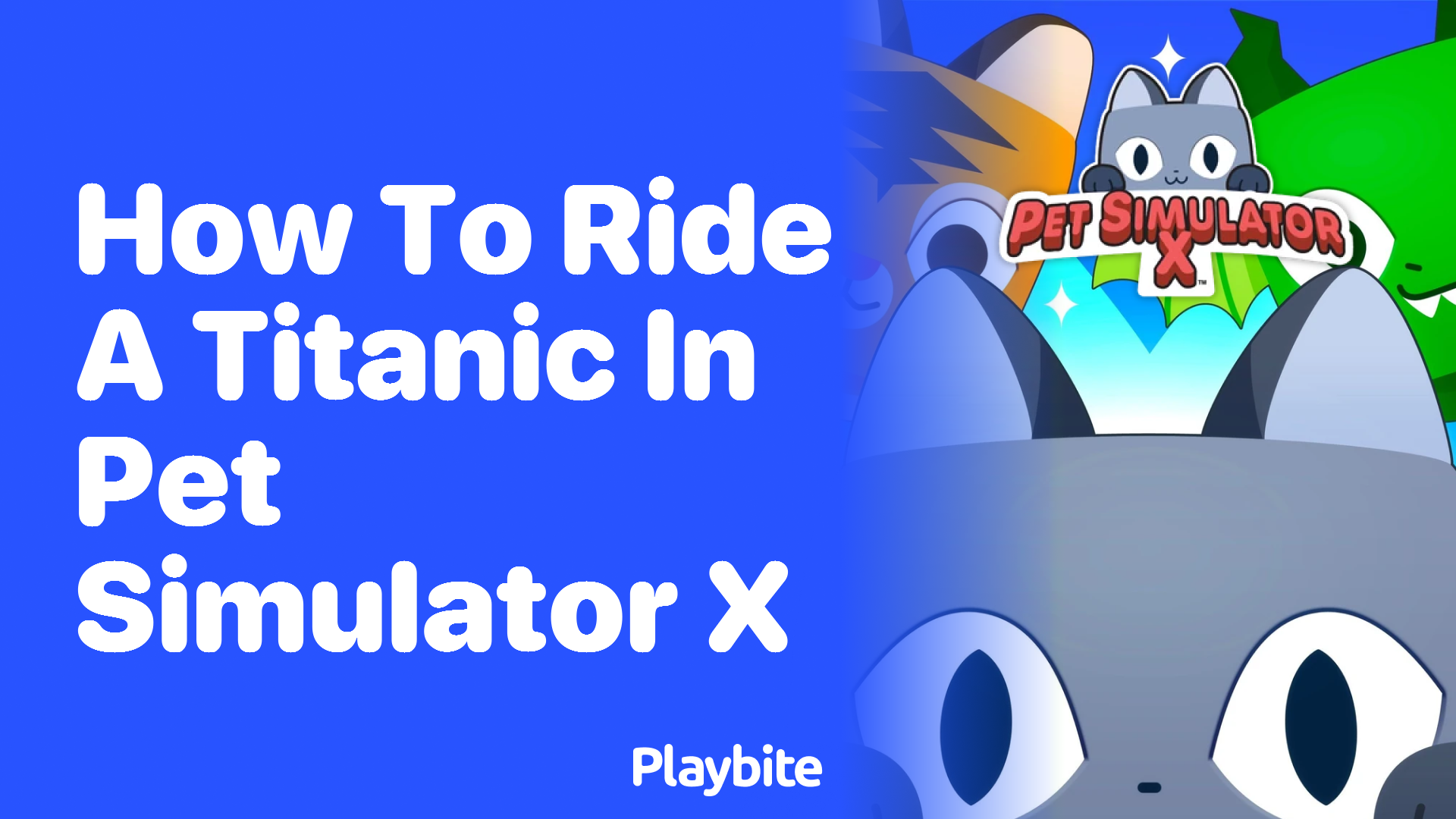 How to Ride a Titanic in Pet Simulator X