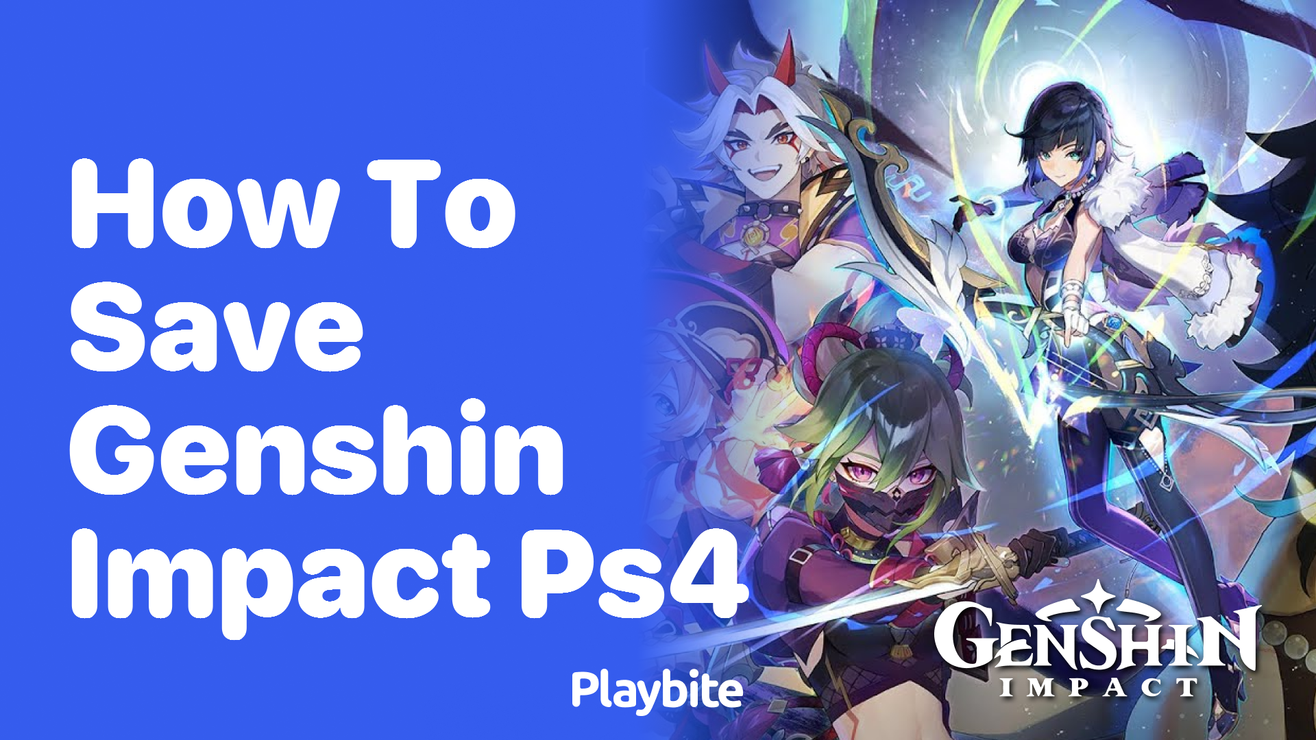 How to Save Your Progress in Genshin Impact on PS4