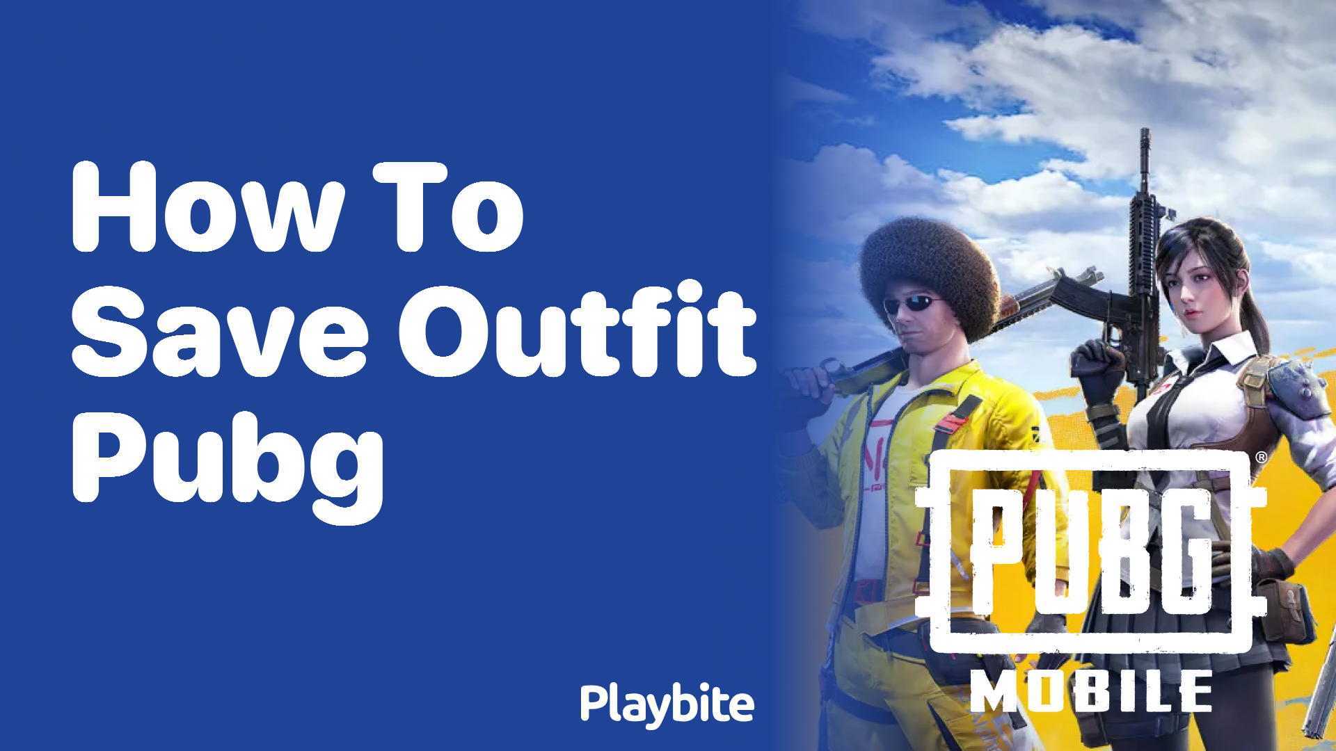 How to Save Your Outfit in PUBG Mobile