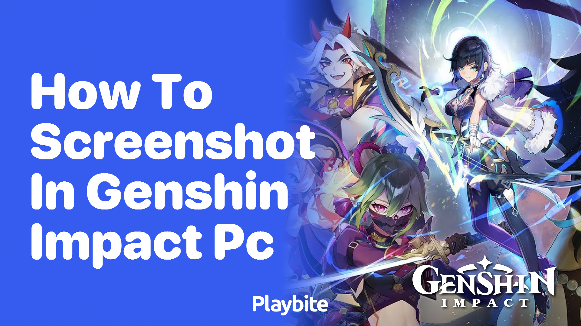 How to Take a Screenshot in Genshin Impact on PC