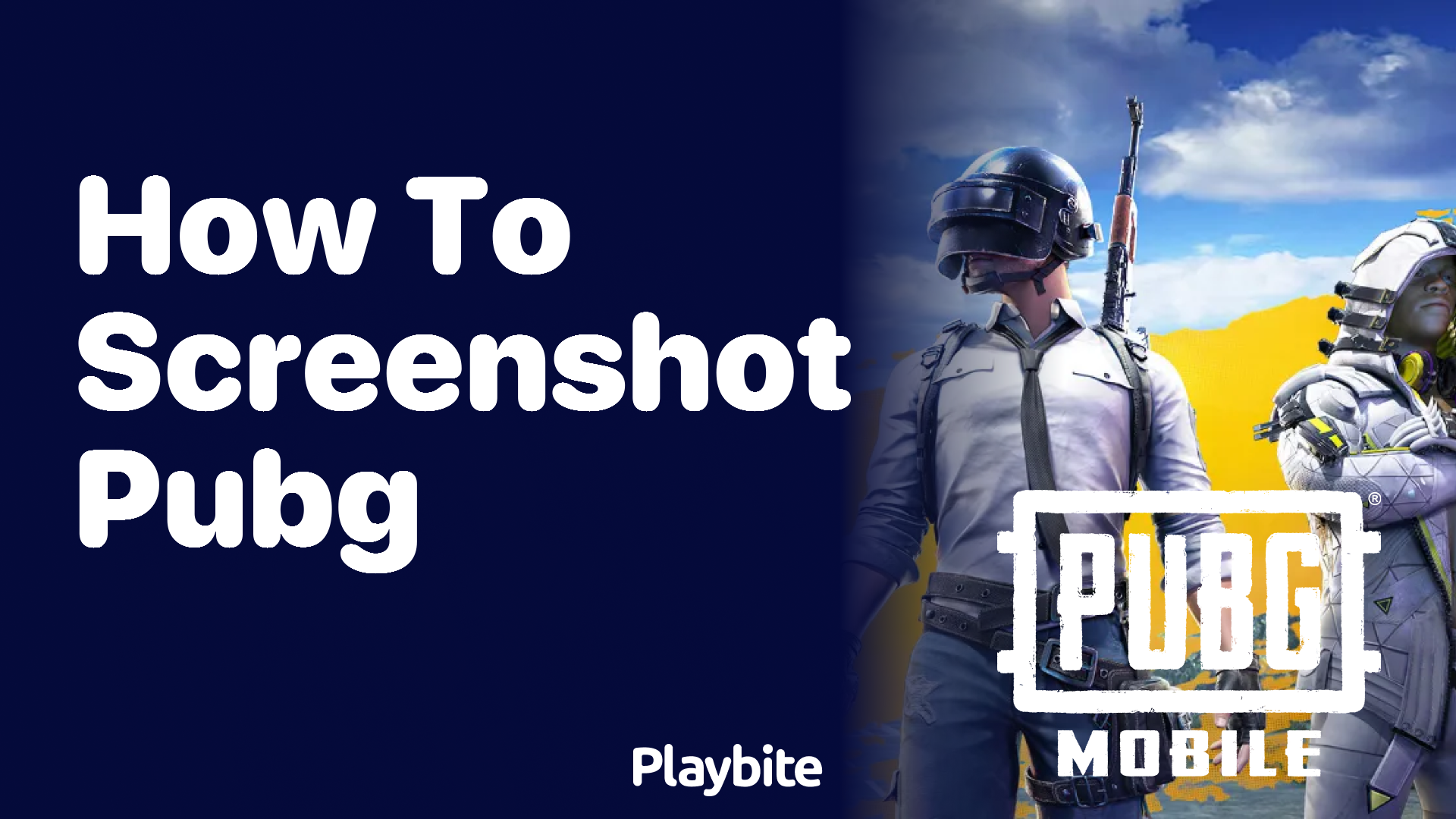 How to Screenshot PUBG Mobile