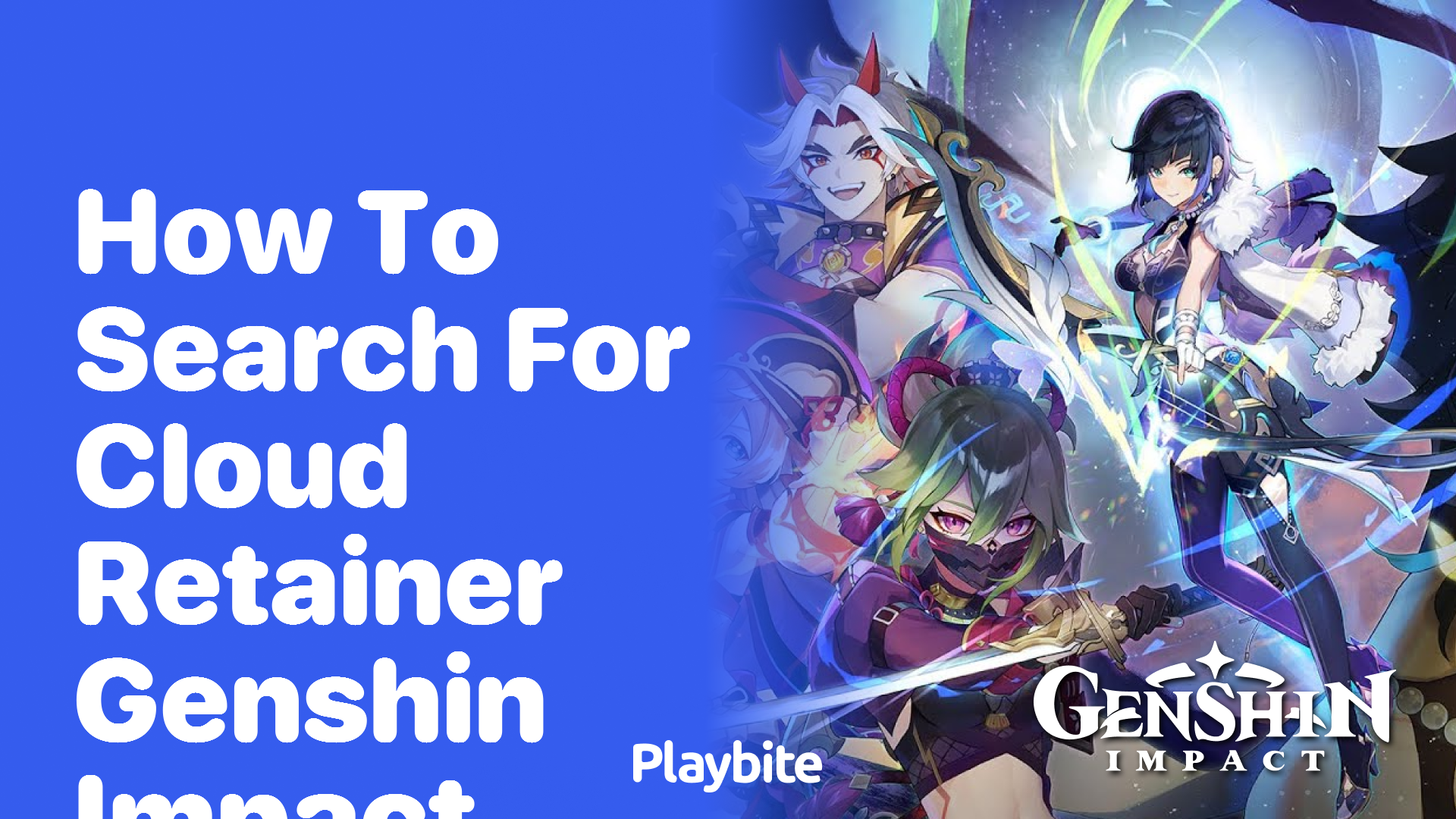 How to Search for Cloud Retainer in Genshin Impact