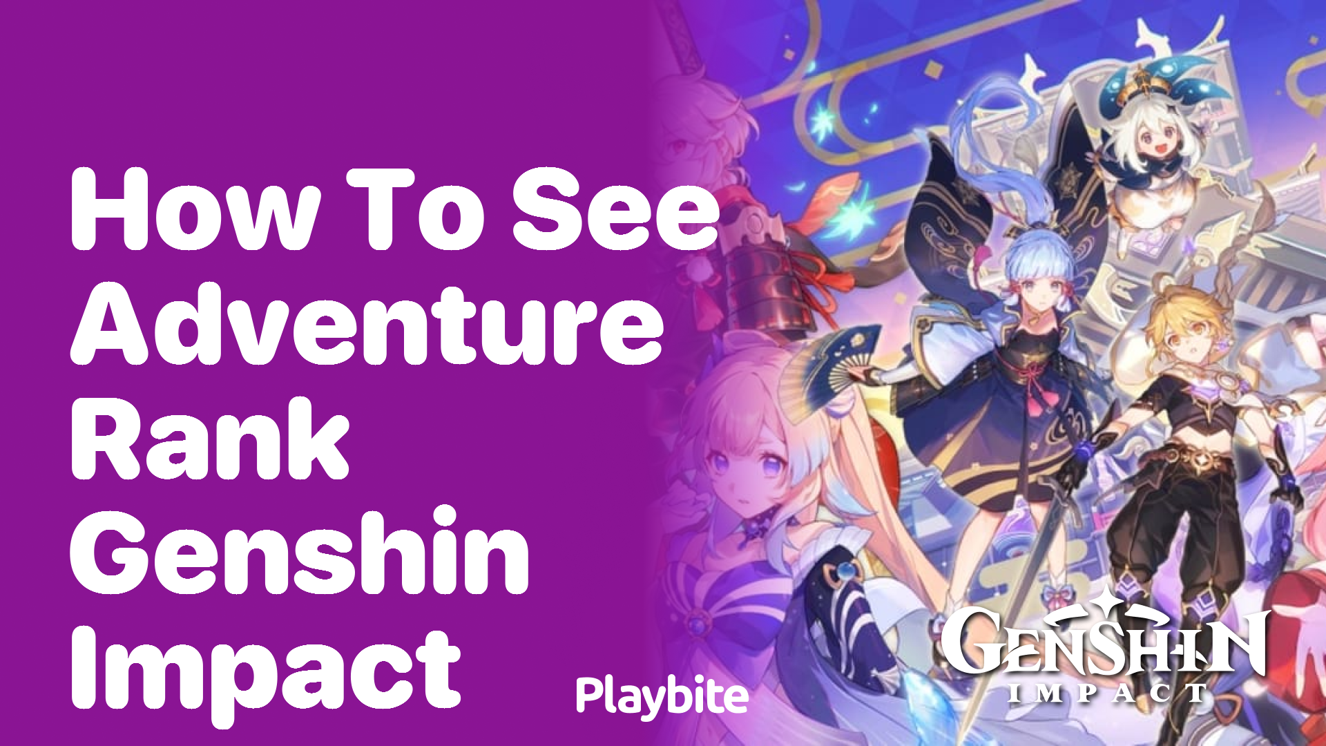 How to See Your Adventure Rank in Genshin Impact