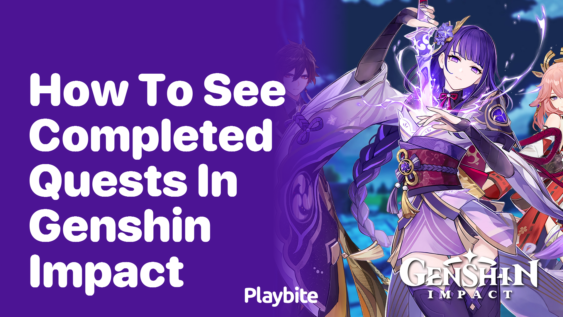 How to View Completed Quests in Genshin Impact