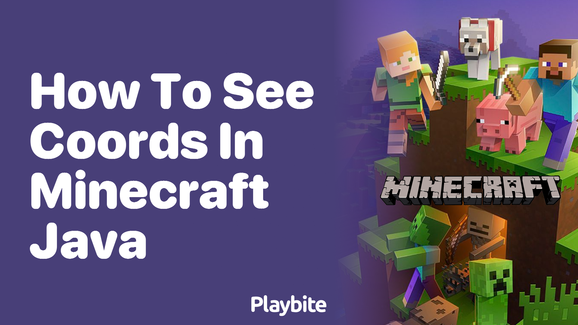 How to See Coords in Minecraft Java