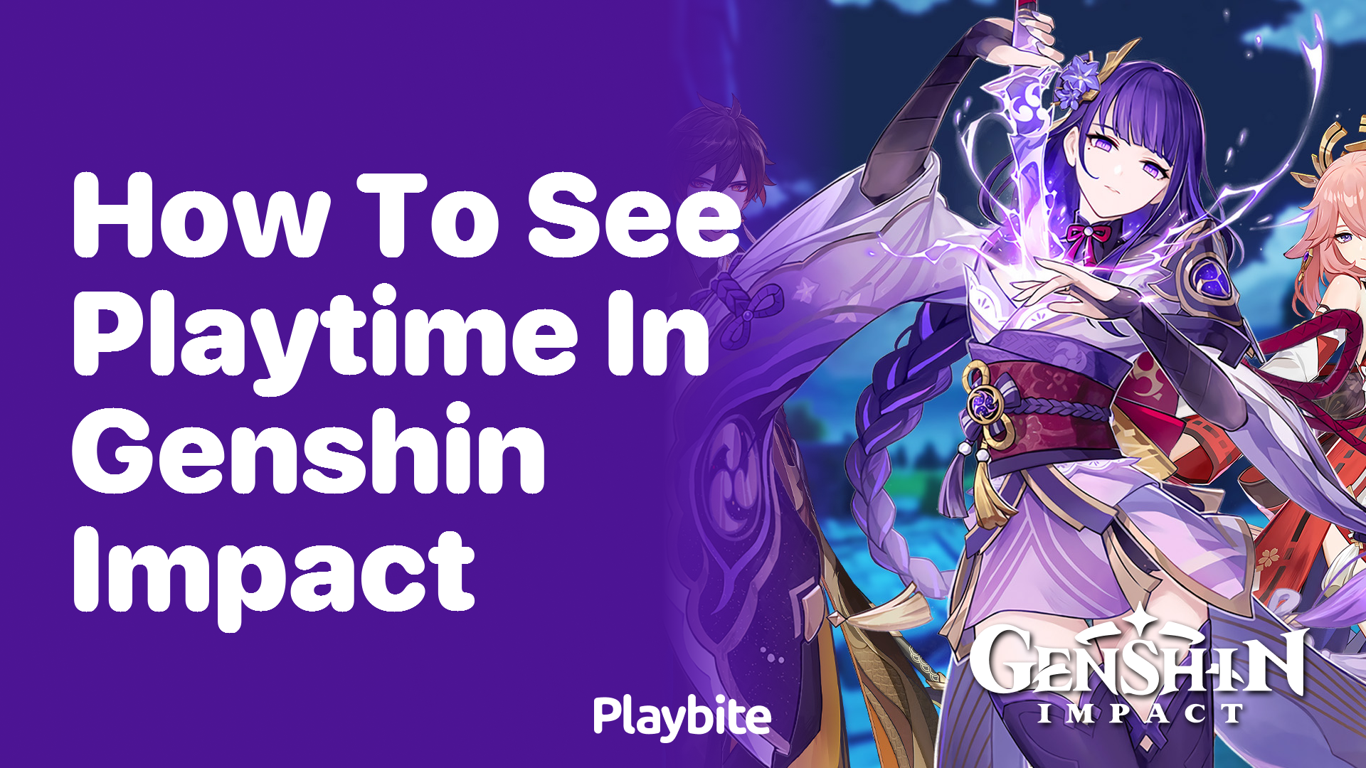 How to See Playtime in Genshin Impact