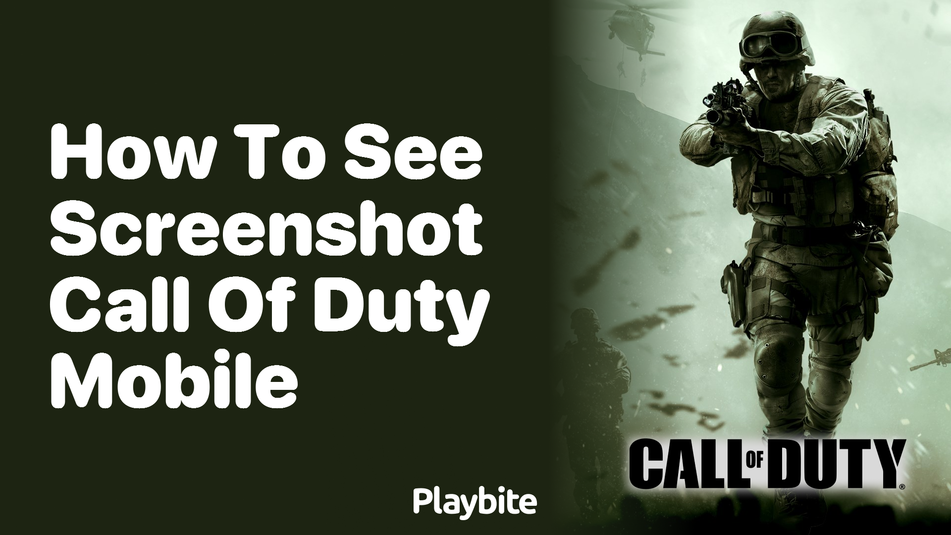 How to See Screenshots in Call of Duty Mobile