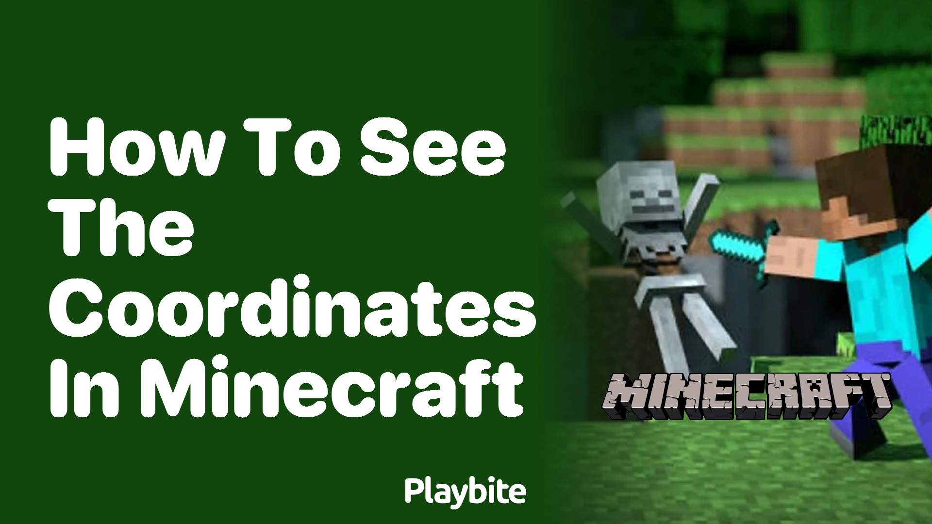 How to See the Coordinates in Minecraft