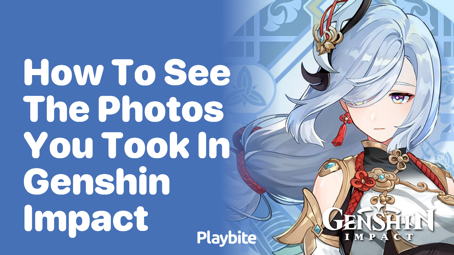 How to See the Photos You Took in Genshin Impact