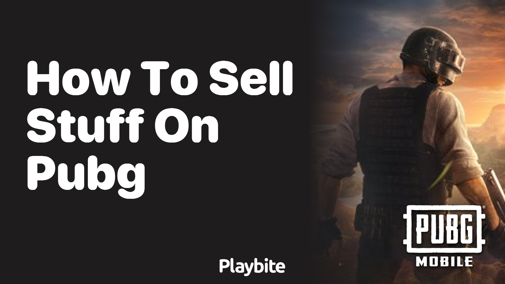 How to Sell Stuff on PUBG Mobile