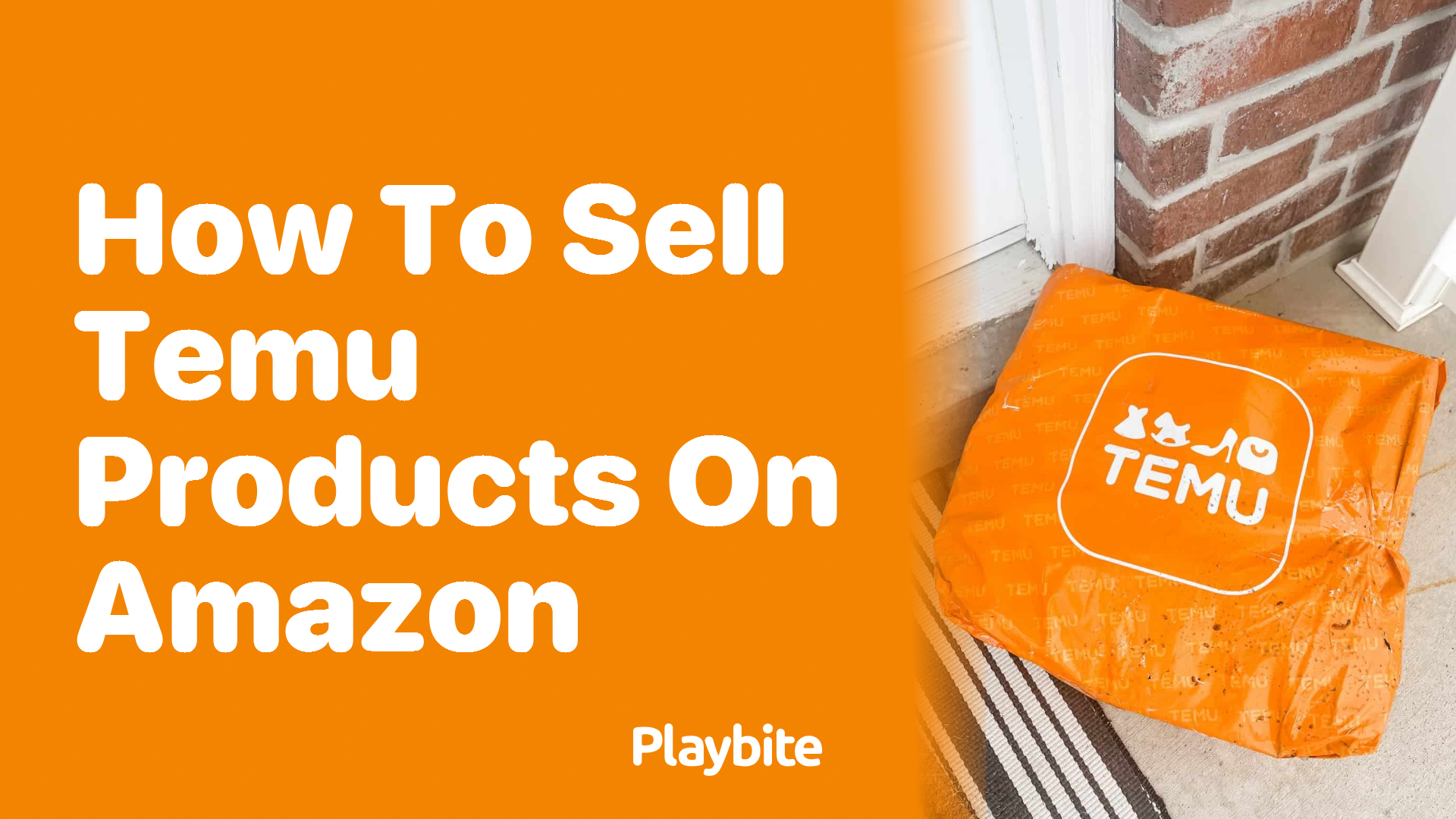 How to sell Temu products on Amazon