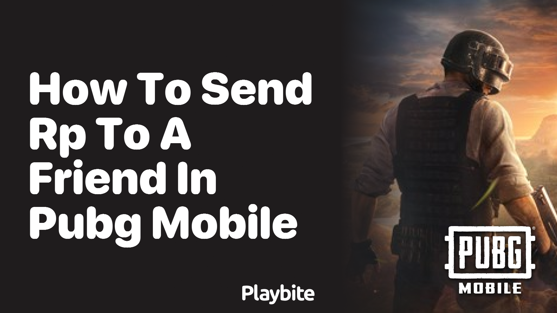 How to Send RP to a Friend in PUBG Mobile