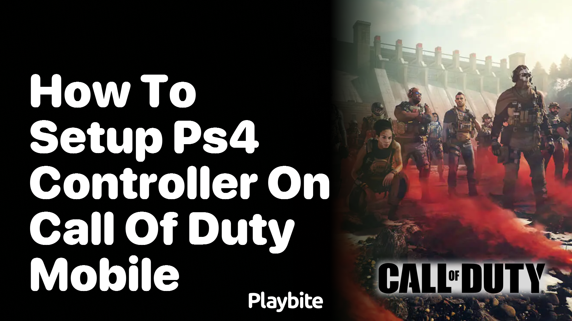 How to Set Up Your PS4 Controller on Call of Duty Mobile