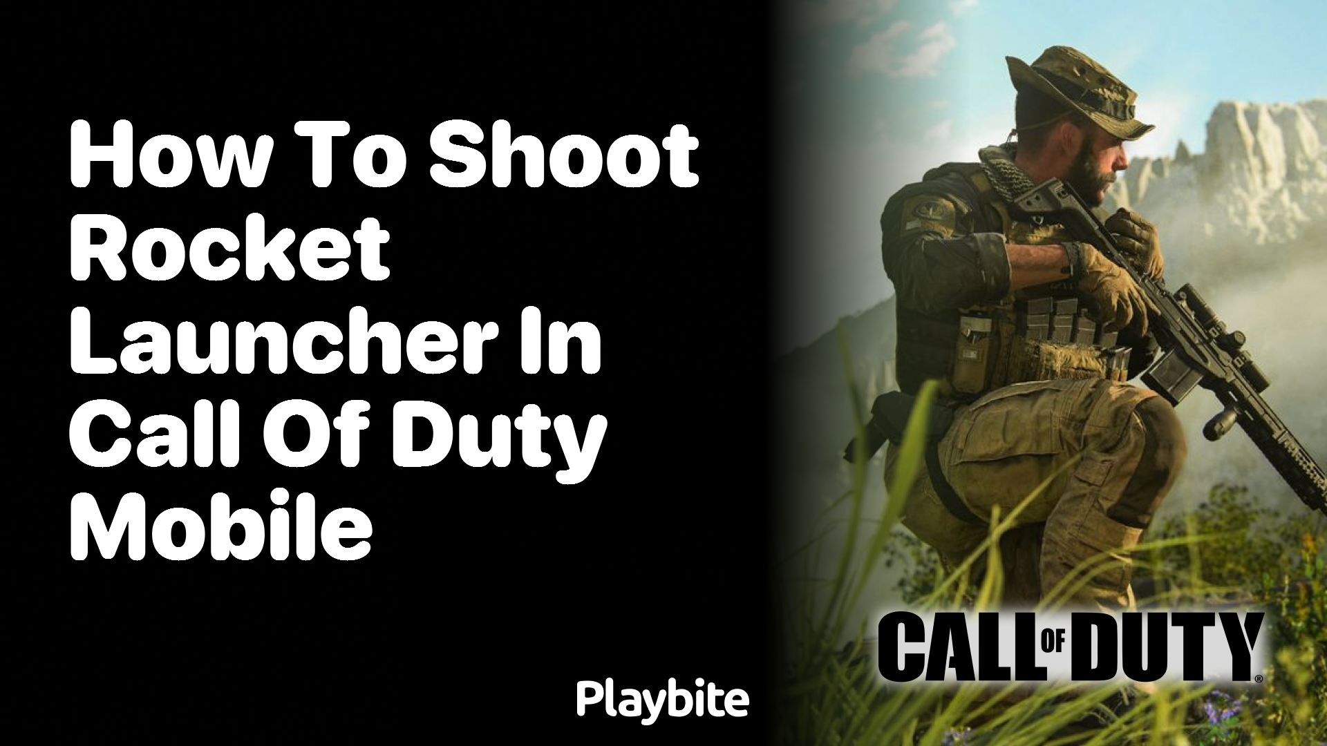 How to shoot a rocket launcher in Call of Duty Mobile