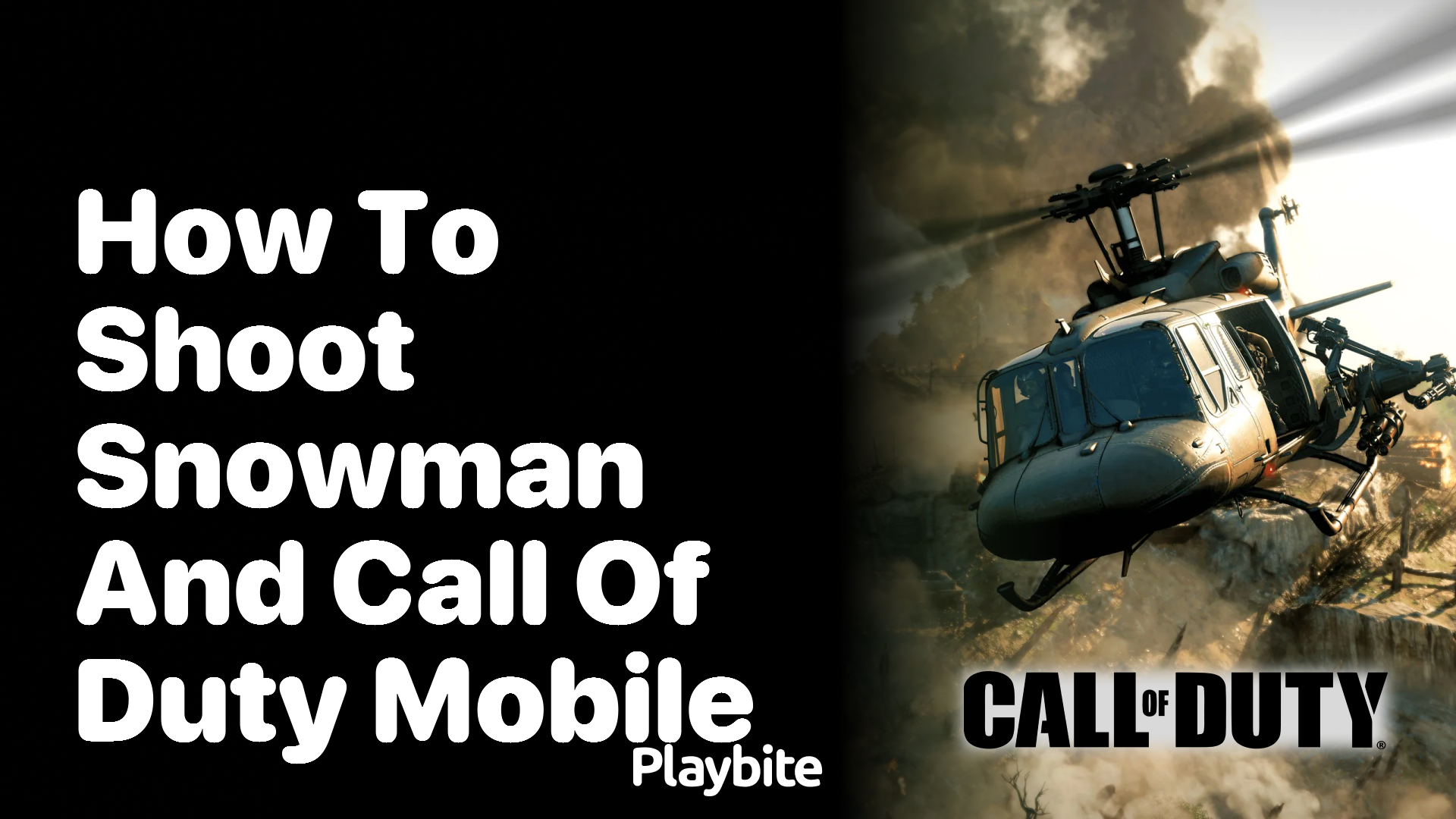 How to Shoot Snowman in Call of Duty Mobile