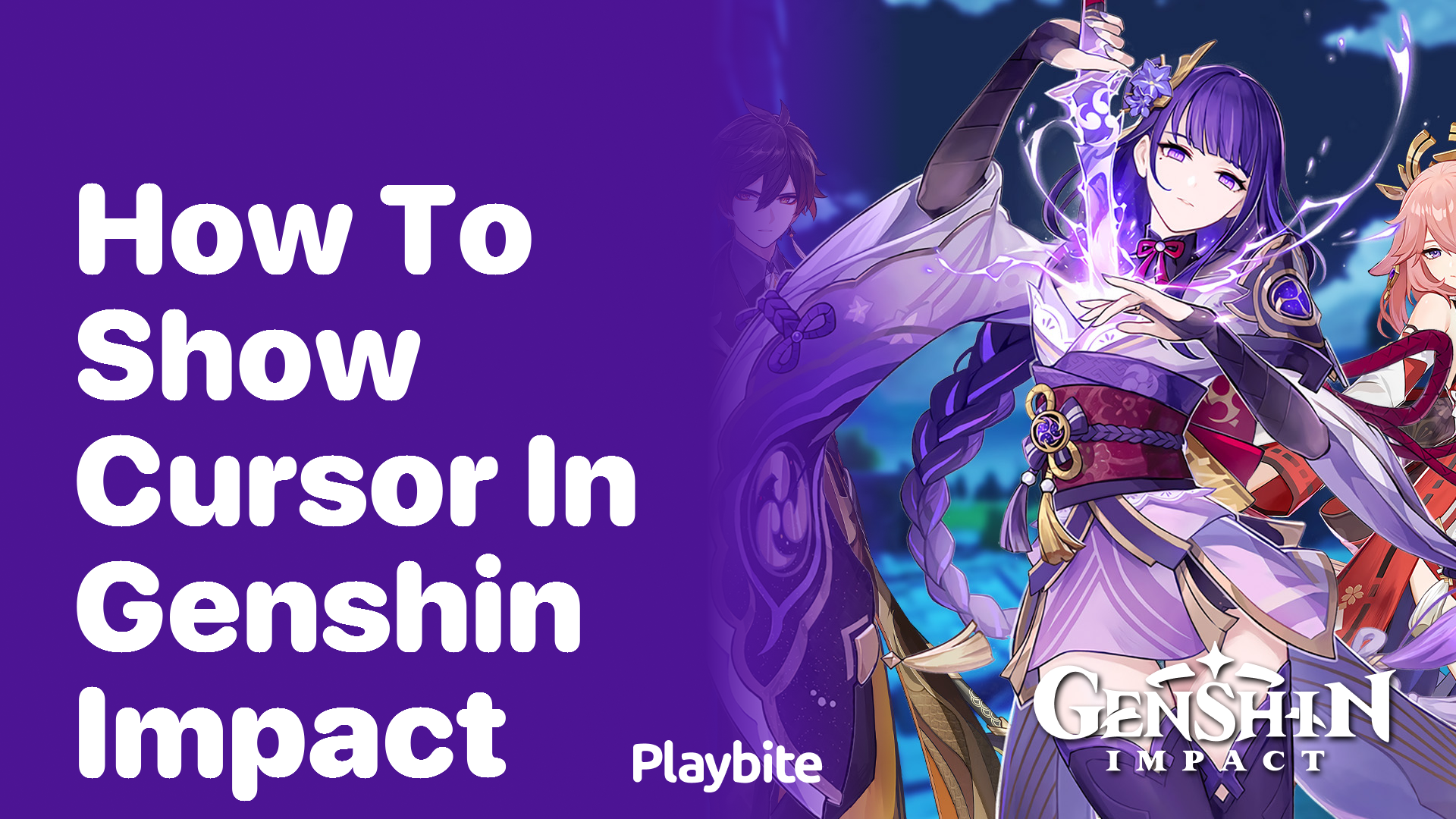 How to Show the Cursor in Genshin Impact - Playbite