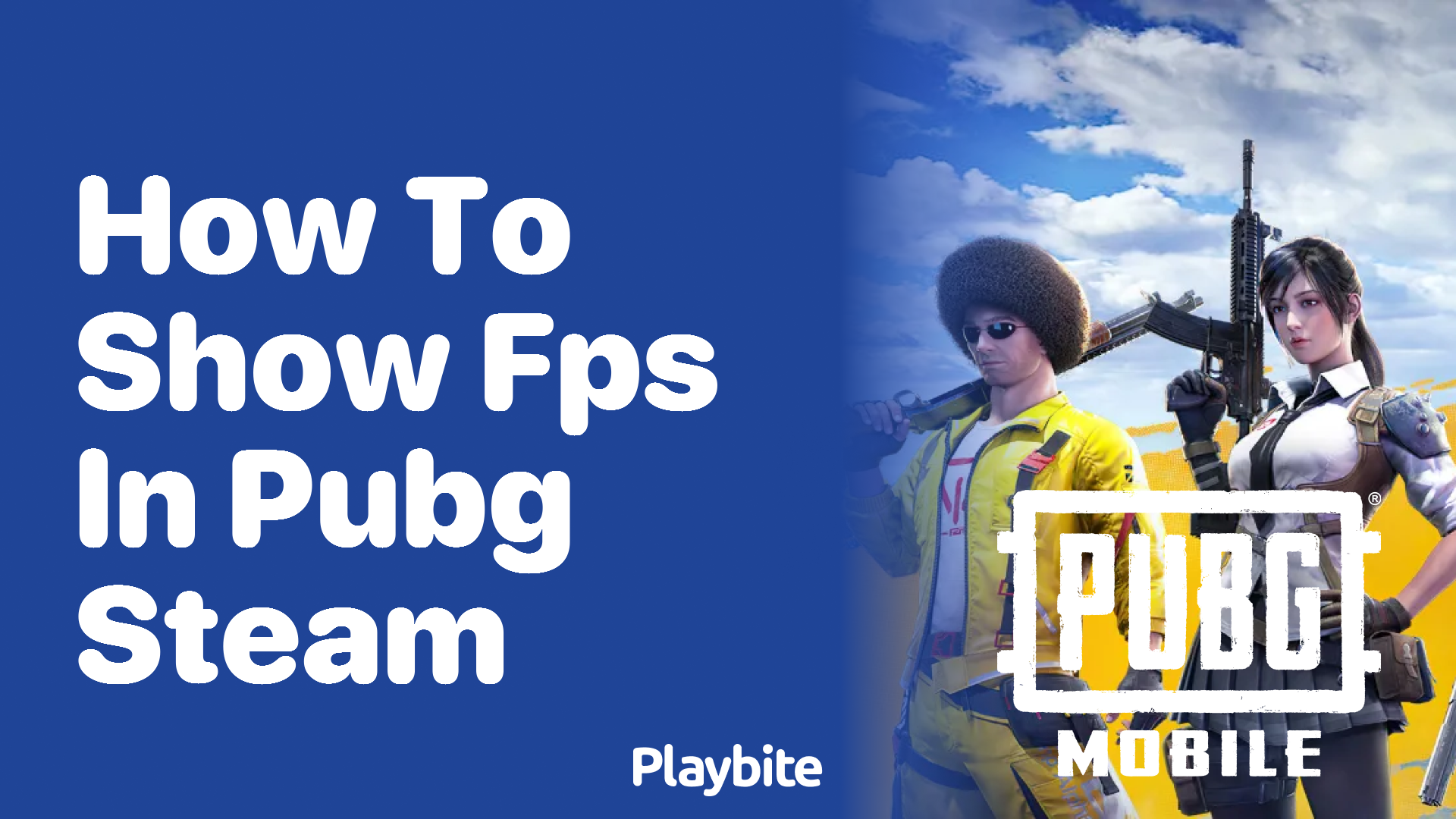 How to Show FPS in PUBG on Steam