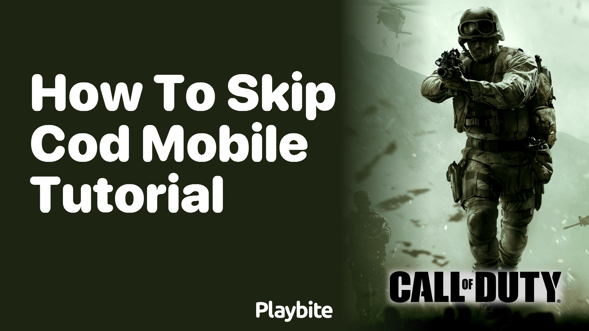 How to Skip the COD Mobile Tutorial - Playbite