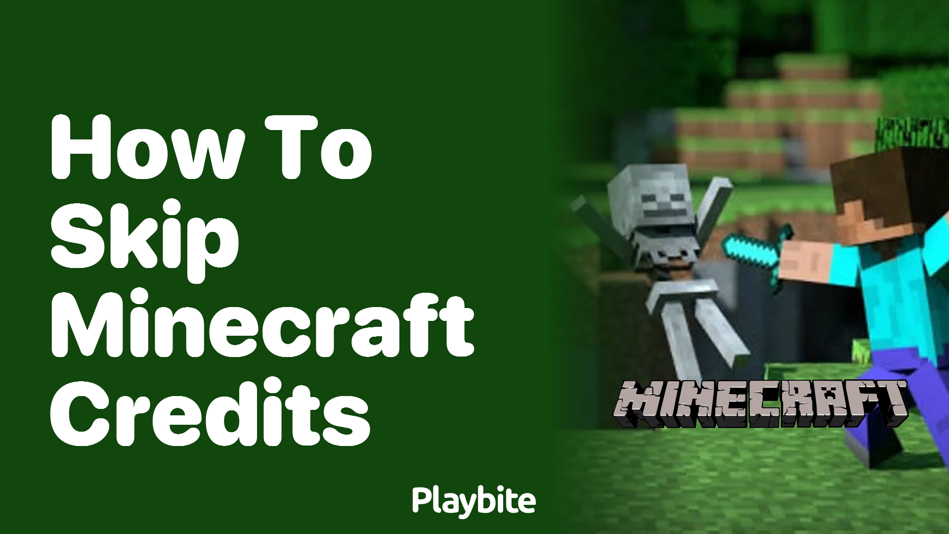 How to Skip Minecraft Credits: A Quick Guide