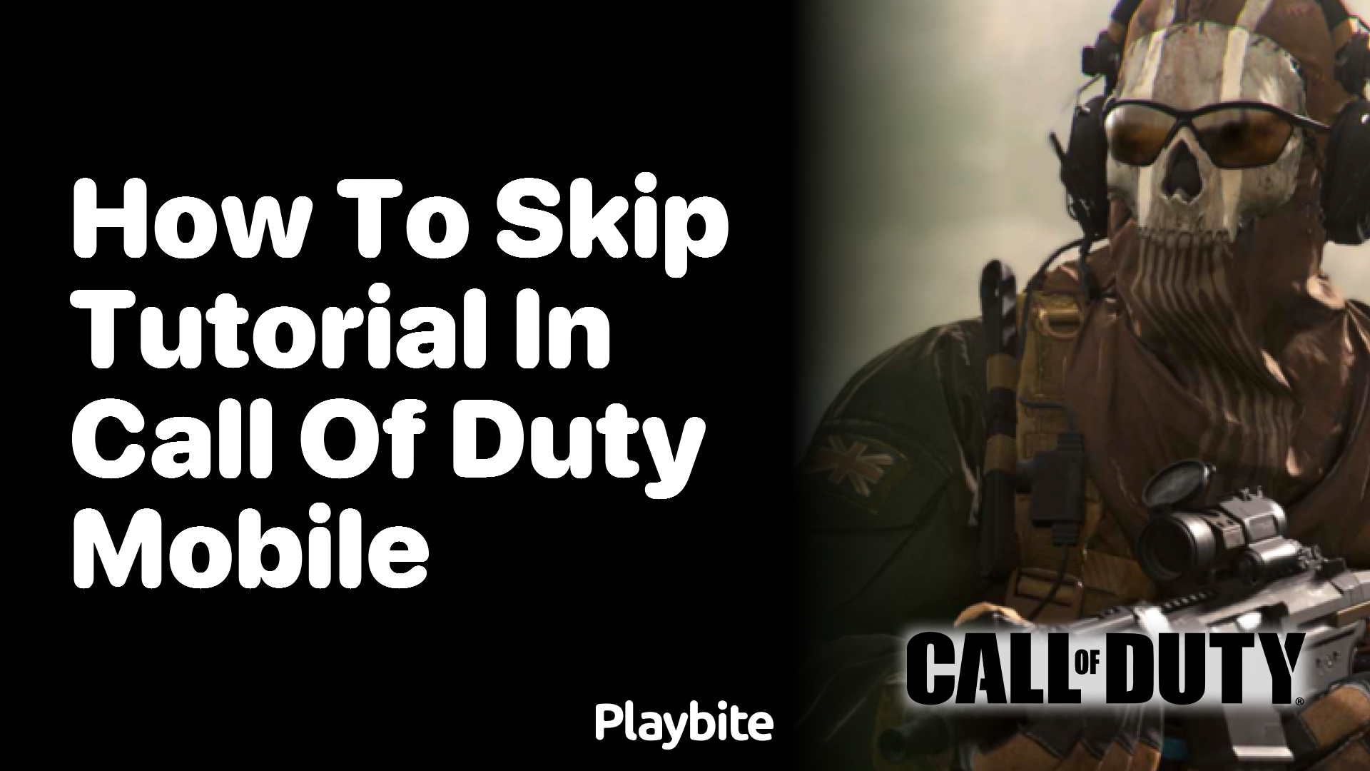 How to Skip the Tutorial in Call of Duty Mobile - Playbite