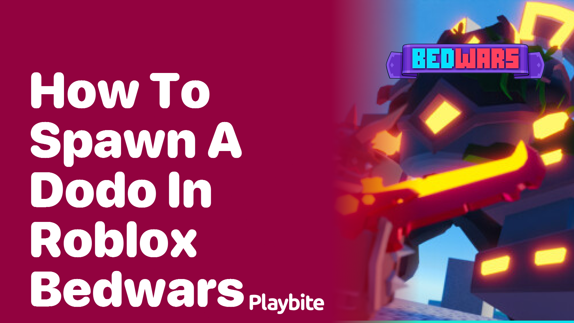 How to Spawn a Dodo in Roblox Bedwars