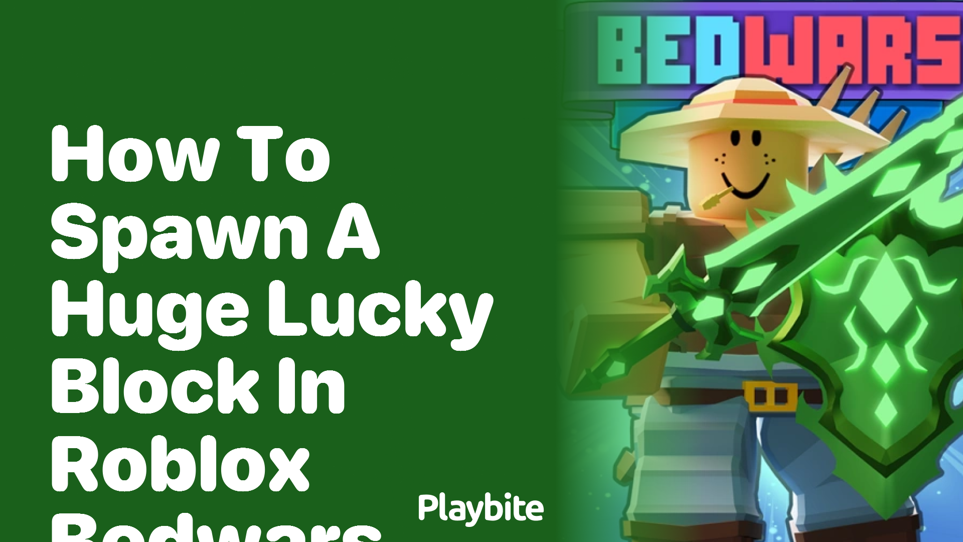 How to Spawn a Huge Lucky Block in Roblox Bedwars