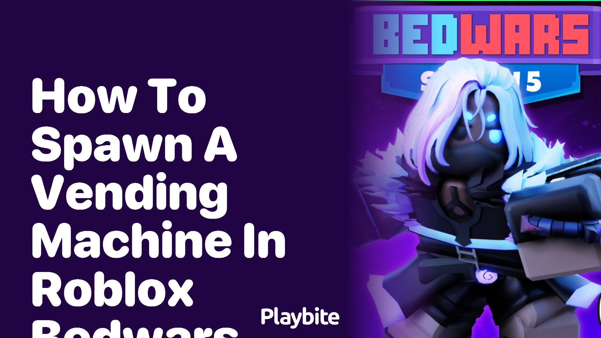 How to Spawn a Vending Machine in Roblox Bedwars