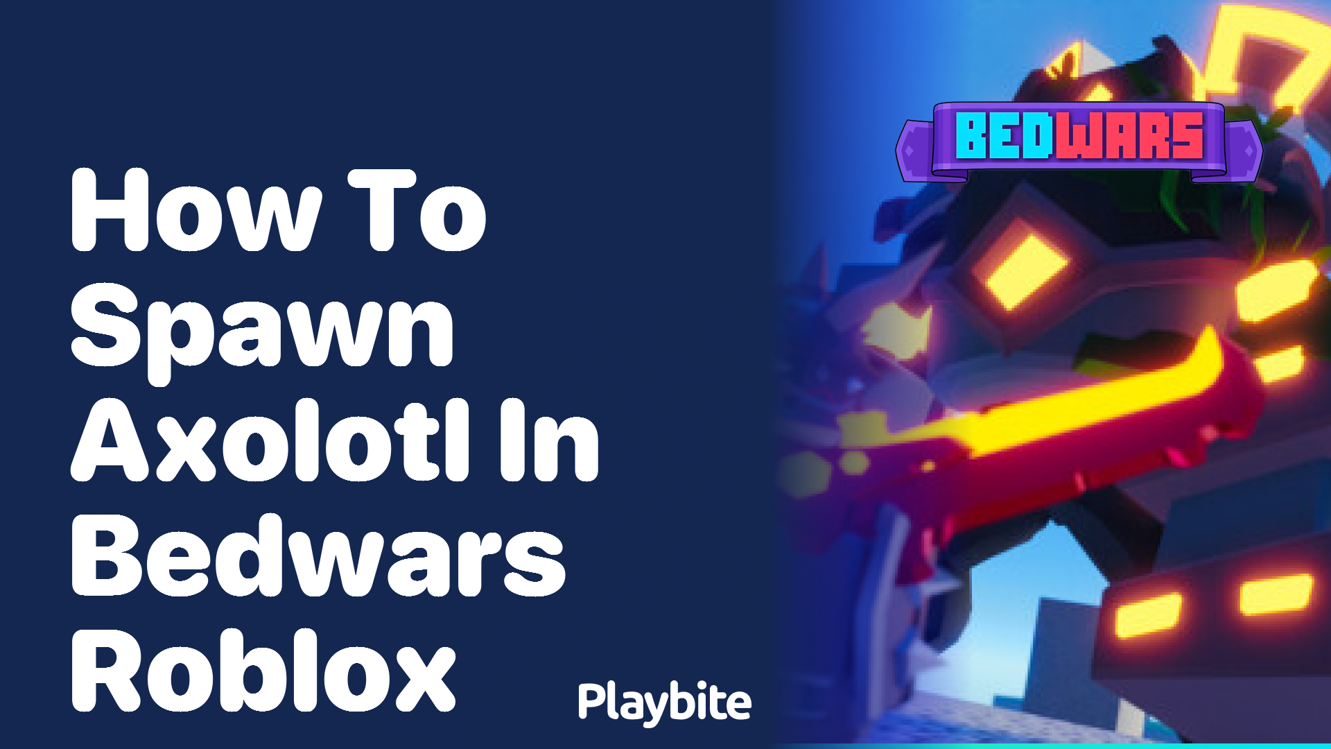 How to Spawn Axolotl in Bedwars Roblox