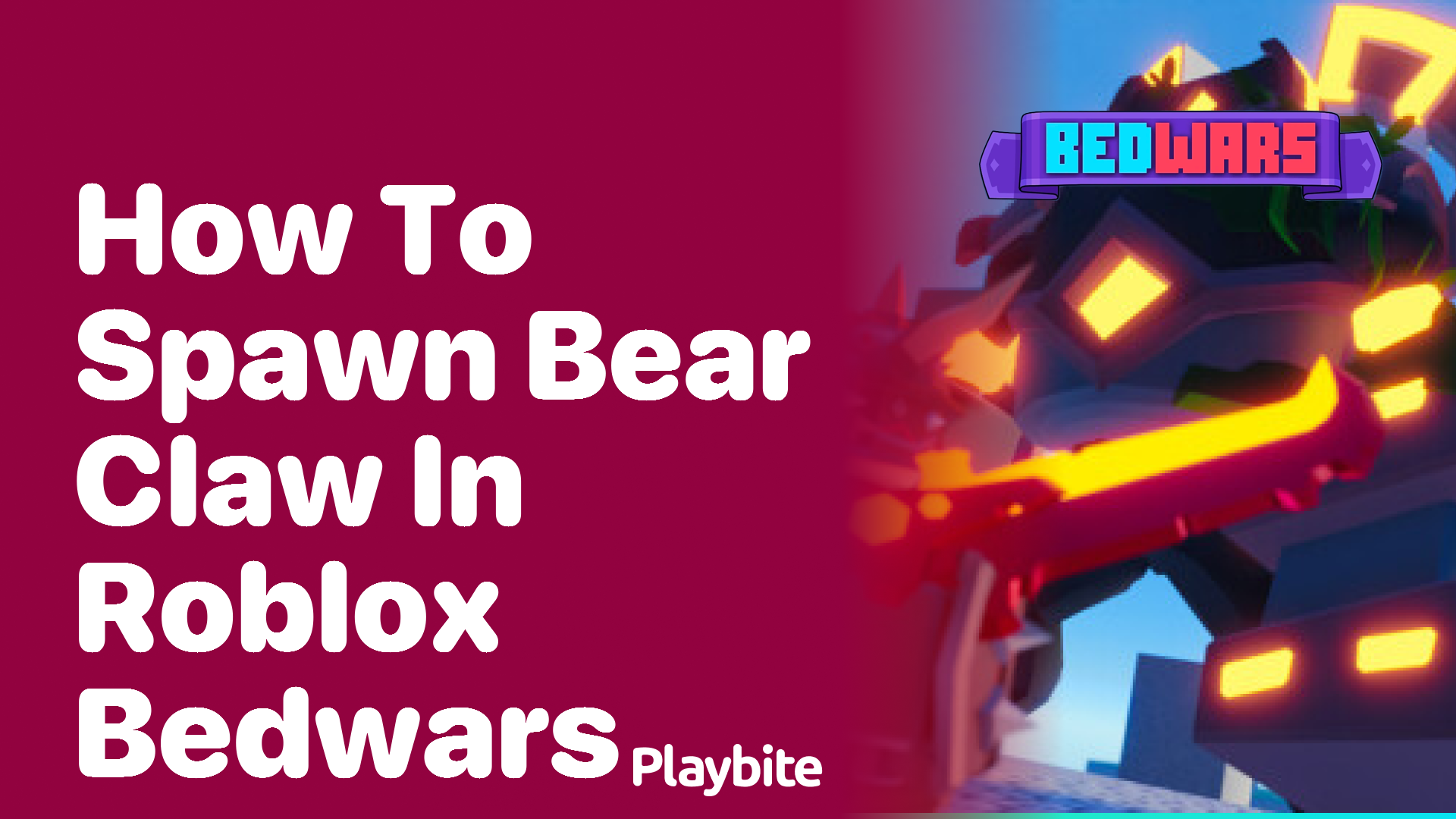 How to Spawn Bear Claw in Roblox Bedwars?