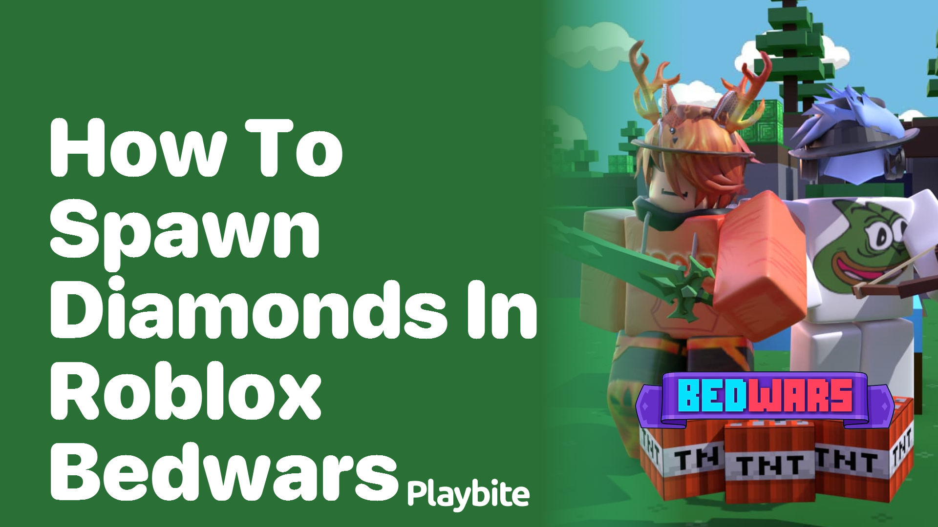 How to Spawn Diamonds in Roblox Bedwars