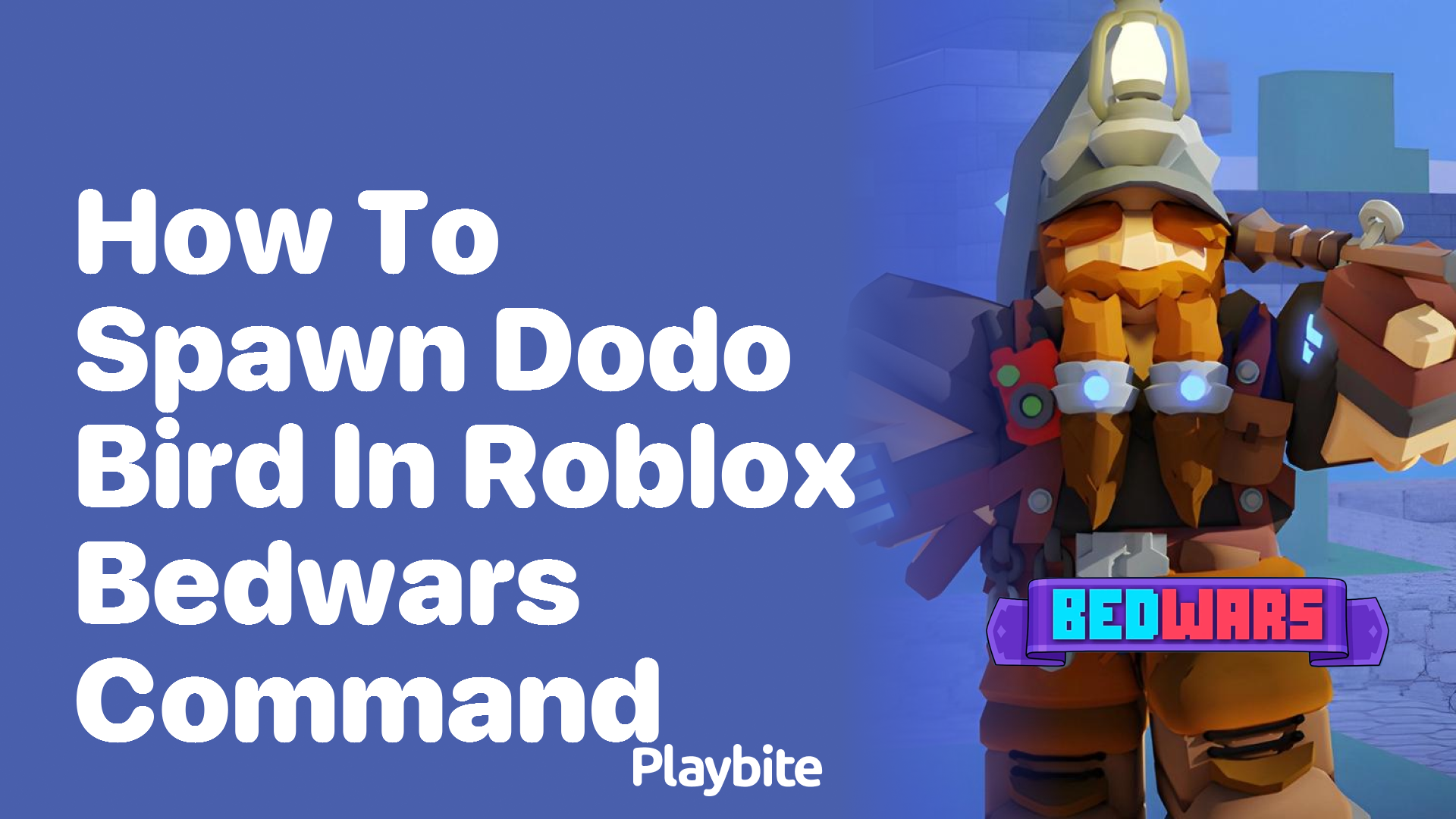 How to Spawn the Dodo Bird in Roblox Bedwars: A Simple Command Guide