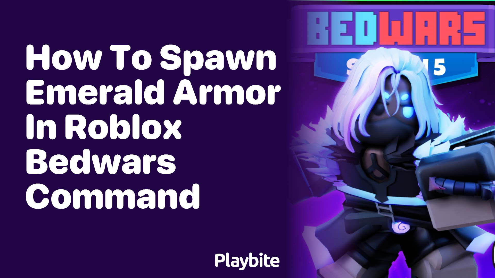 How to Spawn Emerald Armor in Roblox Bedwars Command