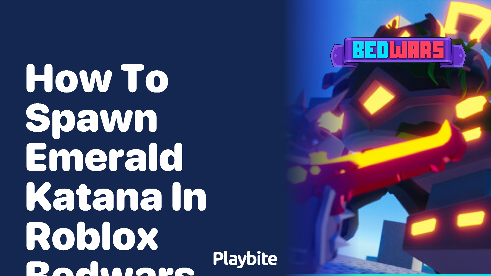 How to Spawn an Emerald Katana in Roblox Bedwars