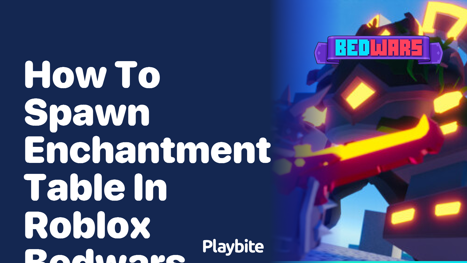 How to Spawn an Enchantment Table in Roblox Bedwars