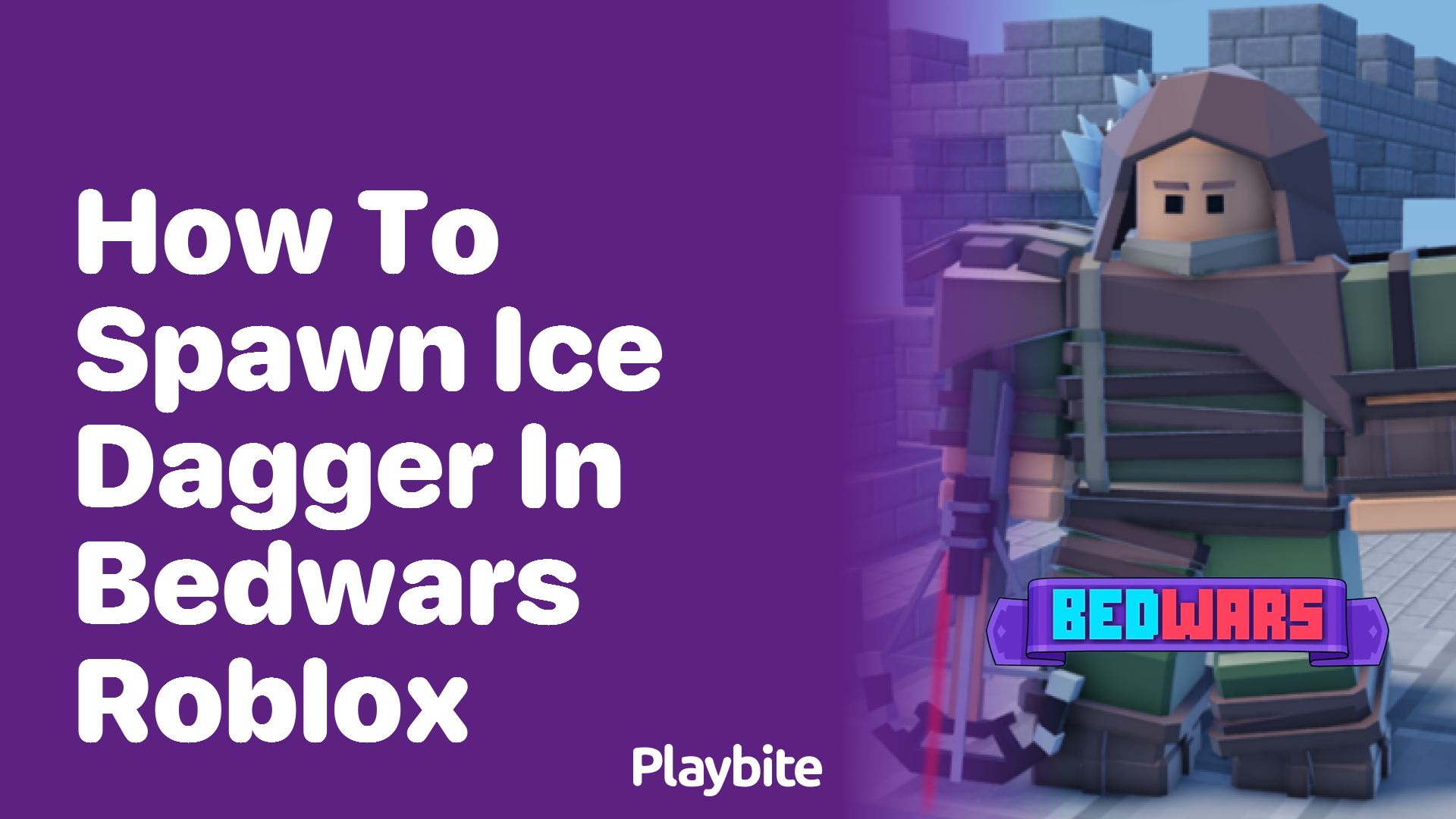 How to Spawn the Ice Dagger in Bedwars Roblox