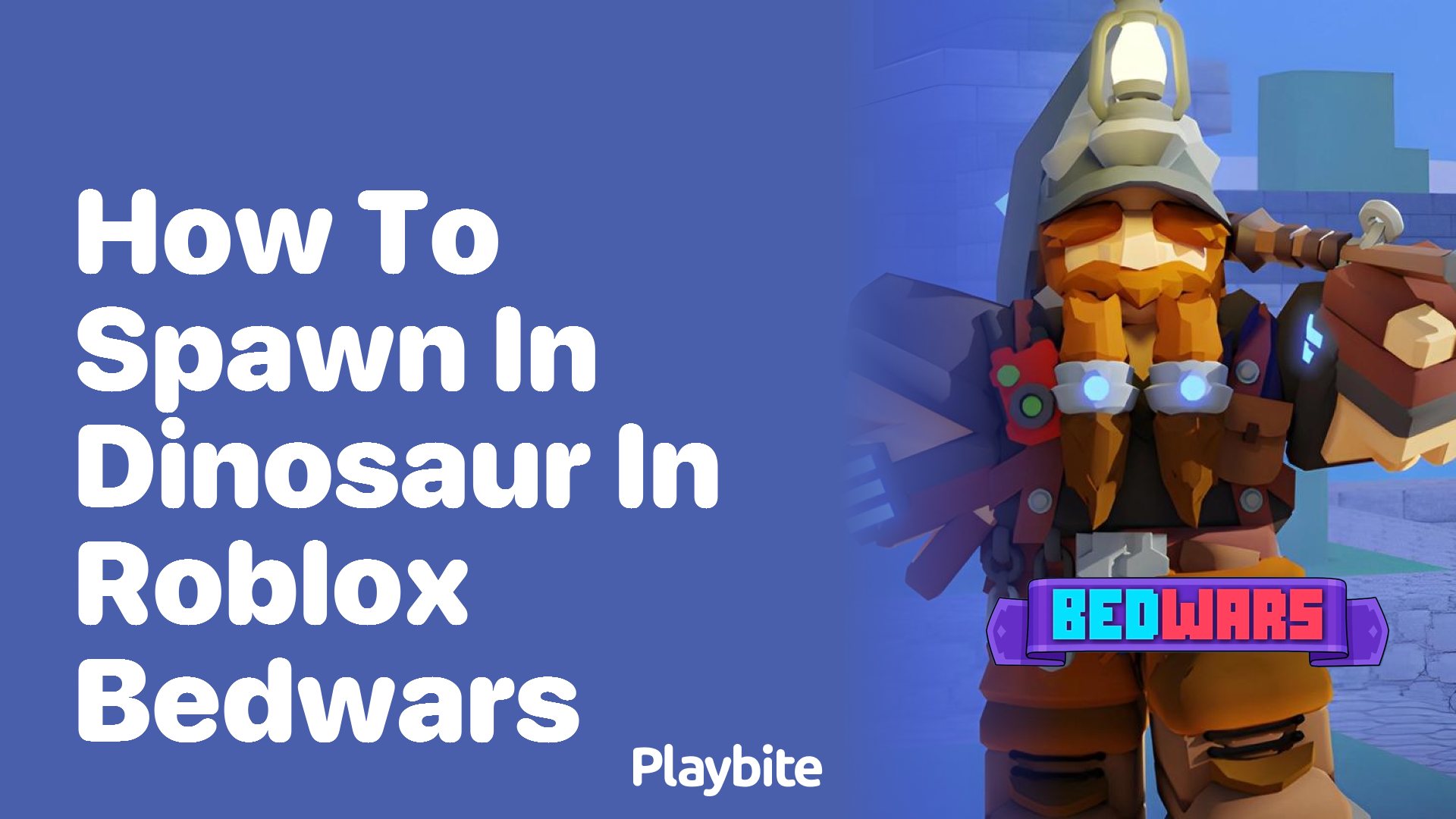 How to Spawn a Dinosaur in Roblox Bedwars