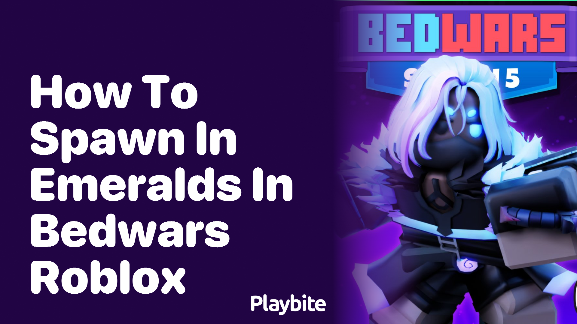 How to Spawn in Emeralds in Bedwars Roblox