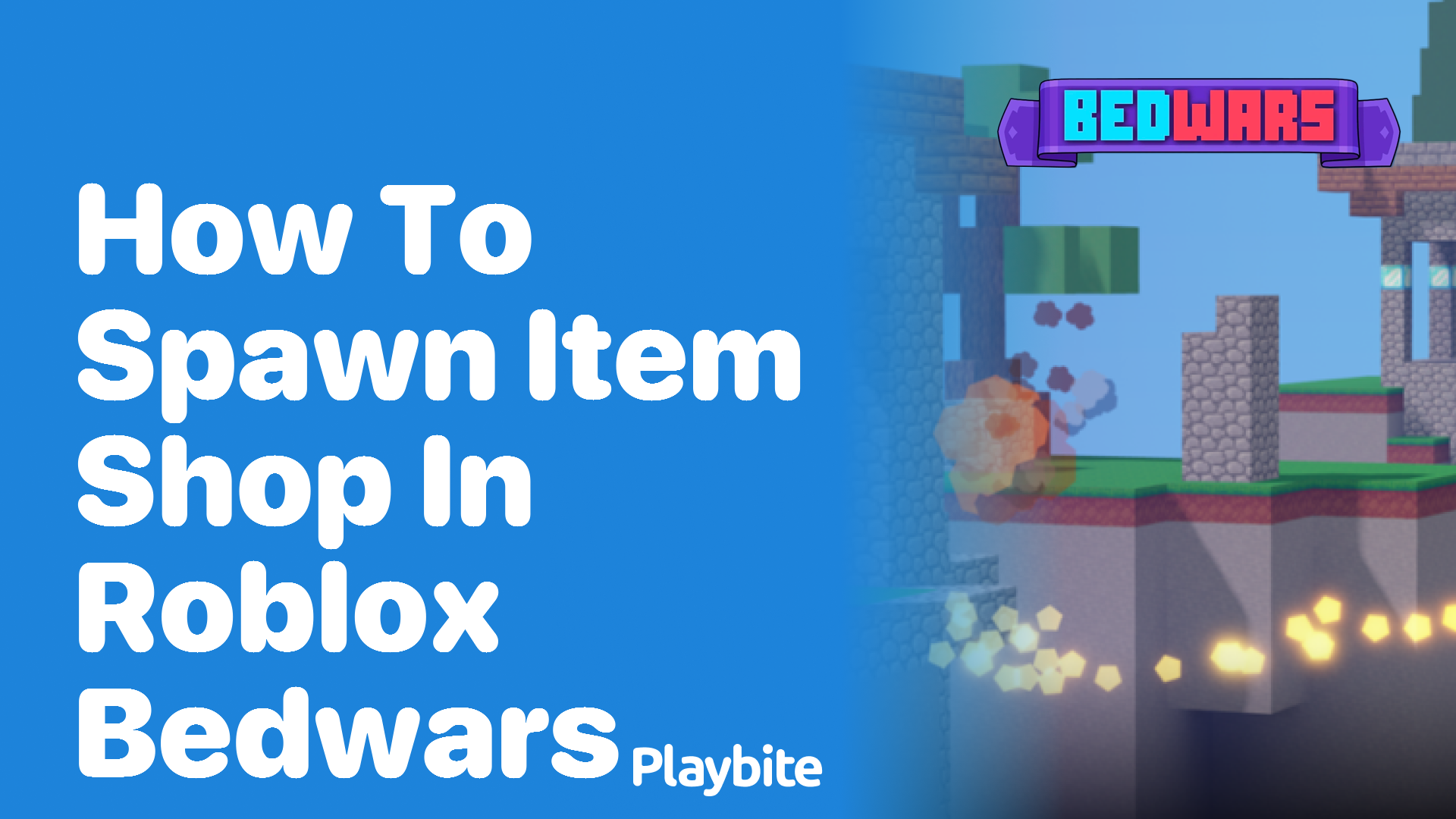 How to Spawn Item Shop in Roblox Bedwars?