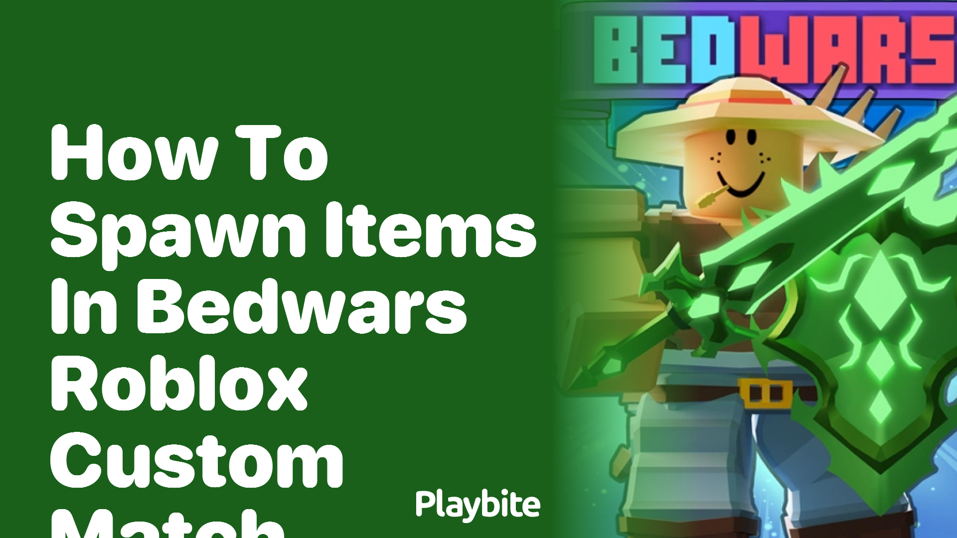 How to Spawn Items in Bedwars Roblox Custom Match