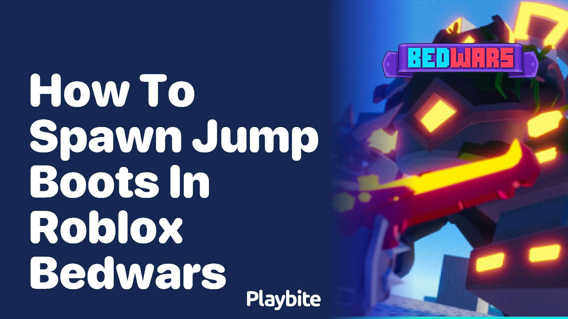 How to Spawn Jump Boots in Roblox Bedwars