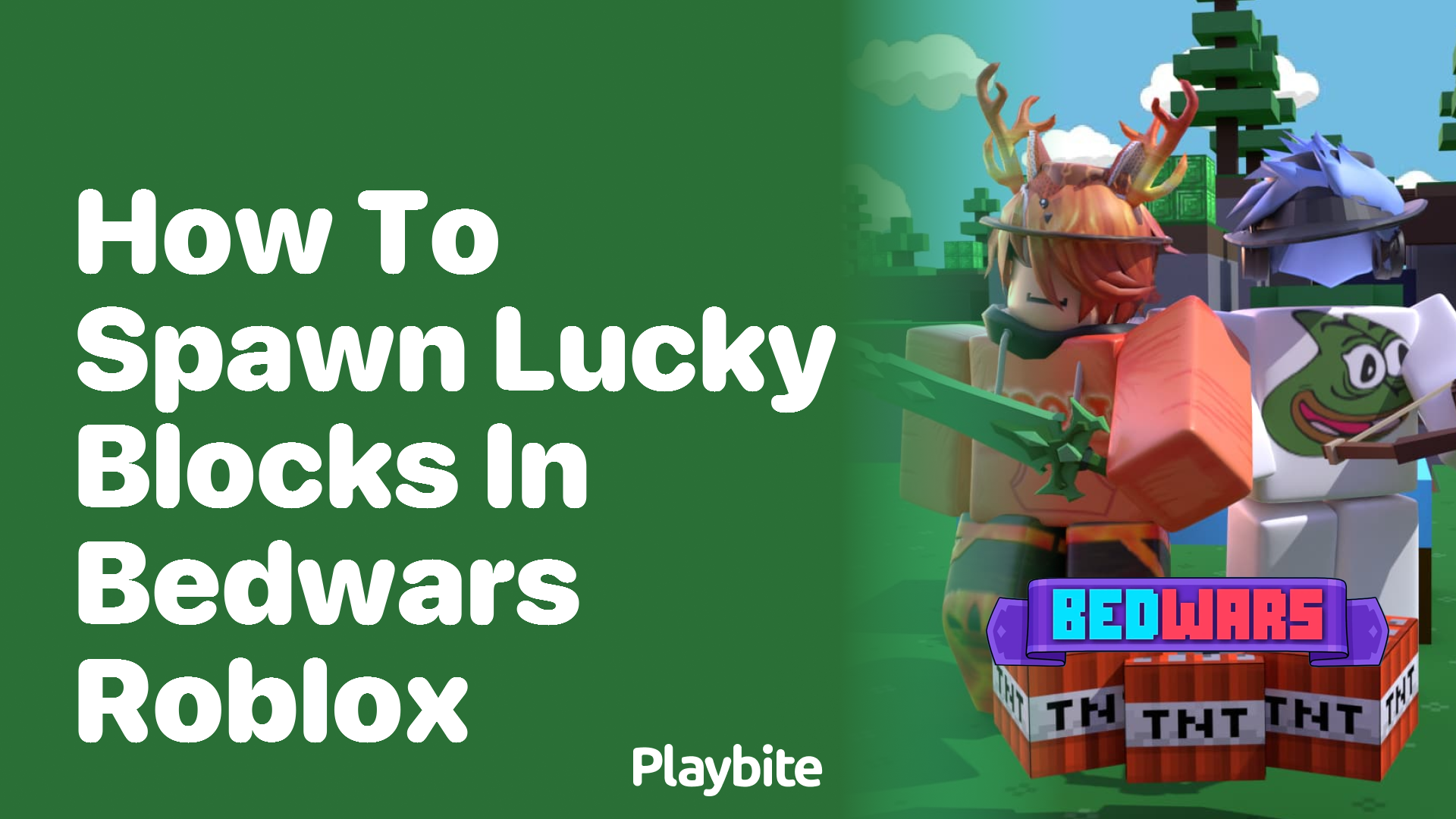 How to Spawn Lucky Blocks in Bedwars Roblox