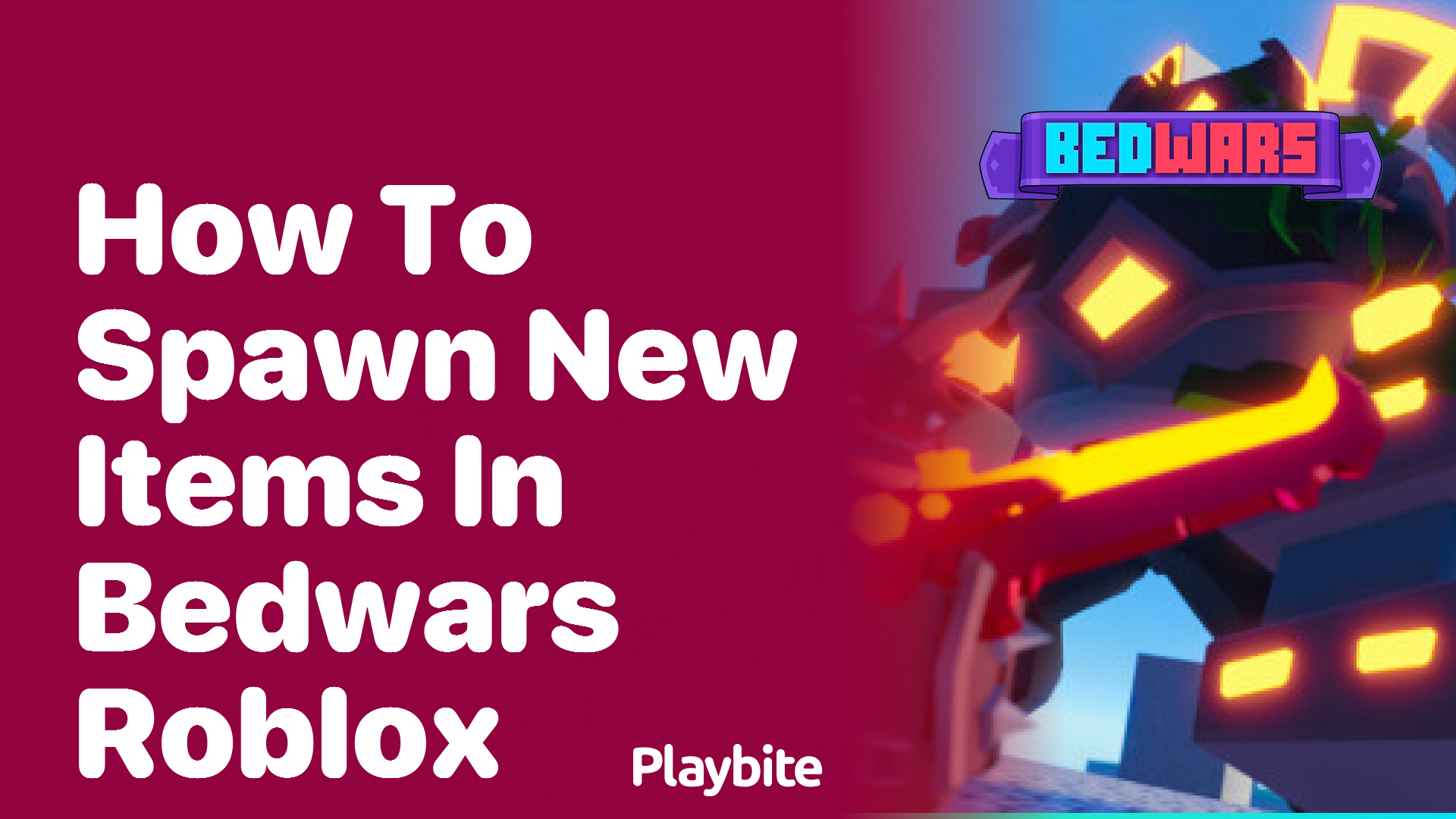 How to Spawn New Items in Bedwars Roblox