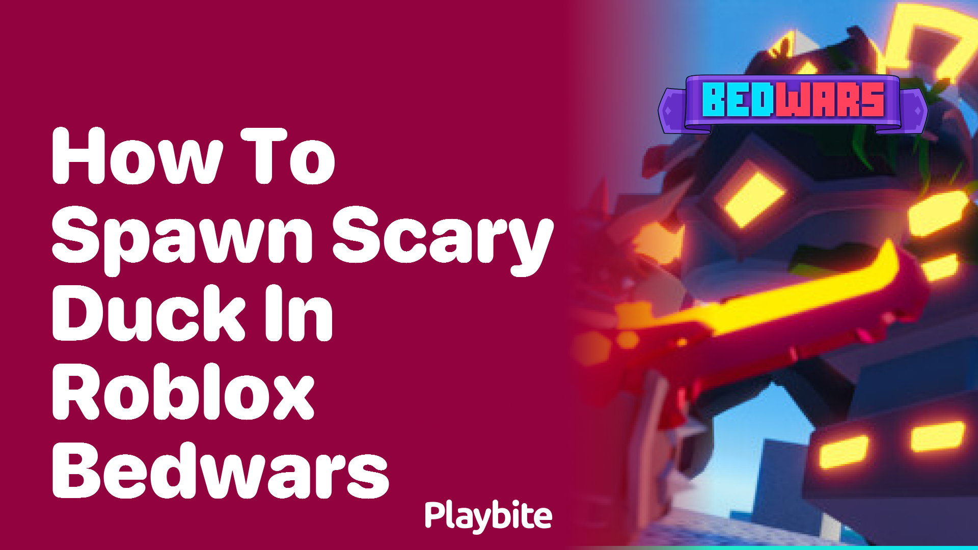 How to Spawn the Scary Duck in Roblox Bedwars