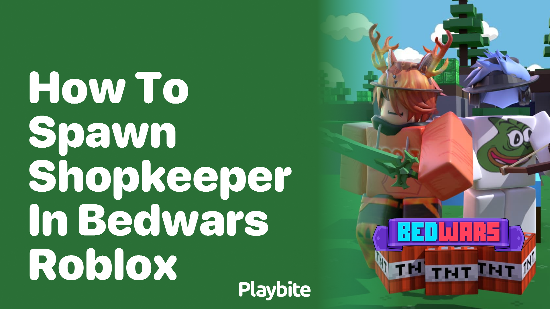 How to Spawn the Shopkeeper in Bedwars Roblox