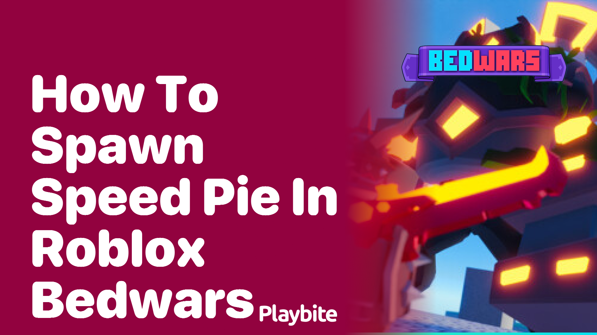 How to Spawn Speed Pie in Roblox Bedwars